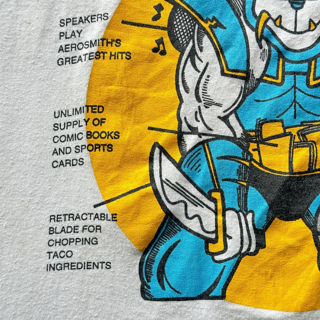 White Superhero Of The Century Vintage 90's T-shirt - X-Small