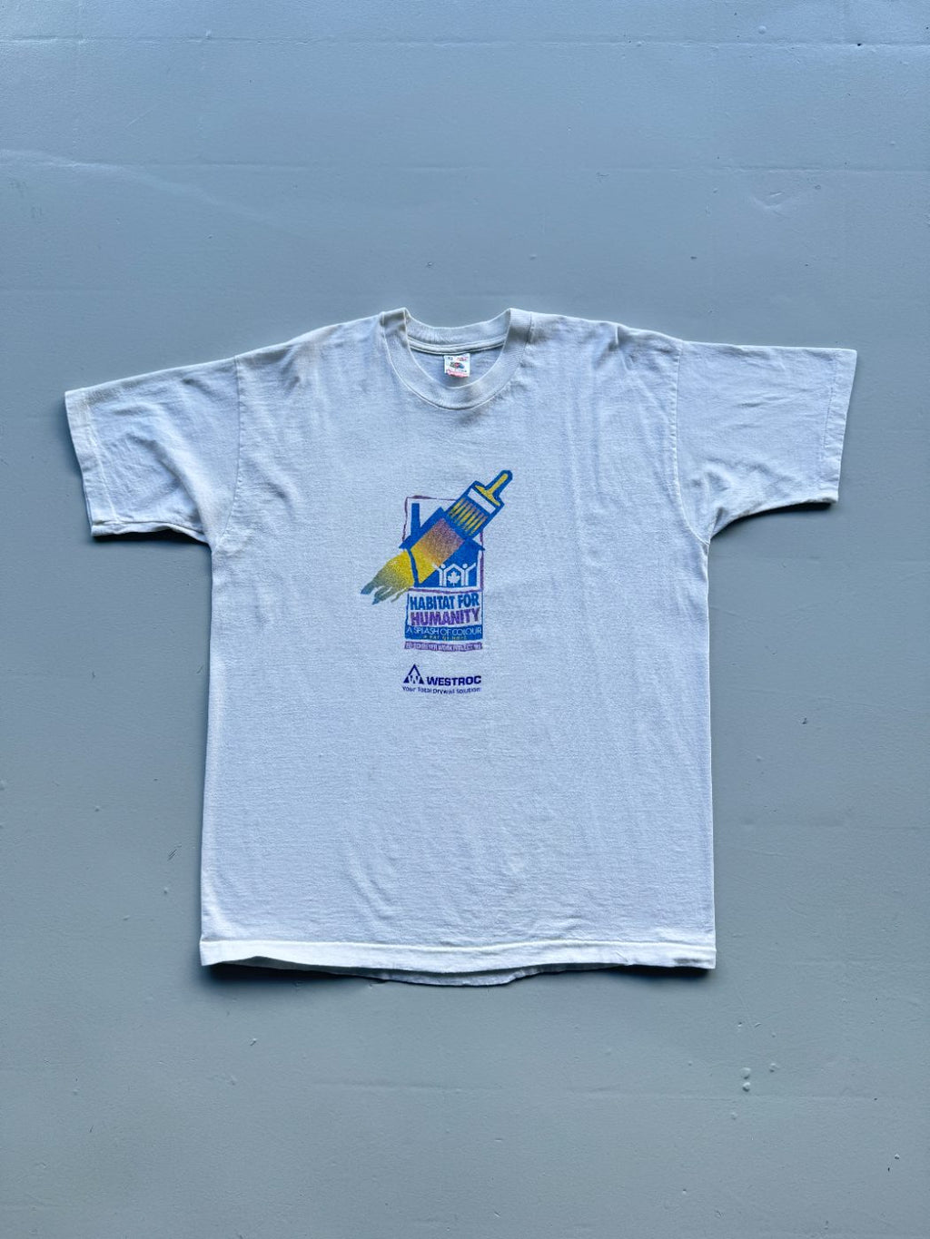 Fruit of the Loom Habitat for Humanity Canada Ed Schreyer Work Project '95 Vinta