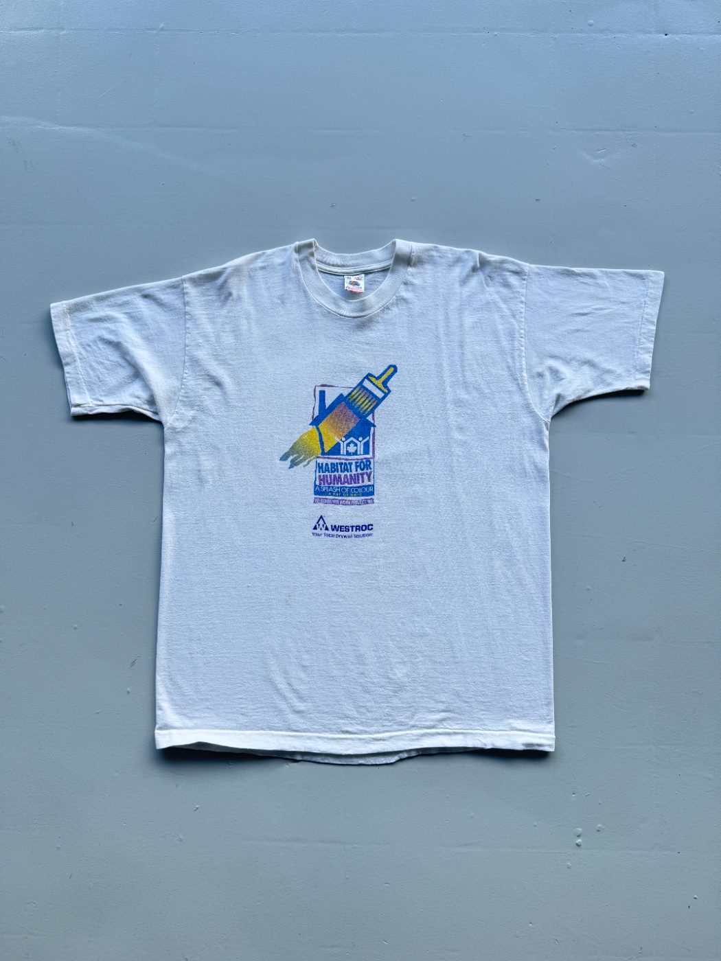 Fruit of the Loom Habitat for Humanity Canada Ed Schreyer Work Project '95 Vinta