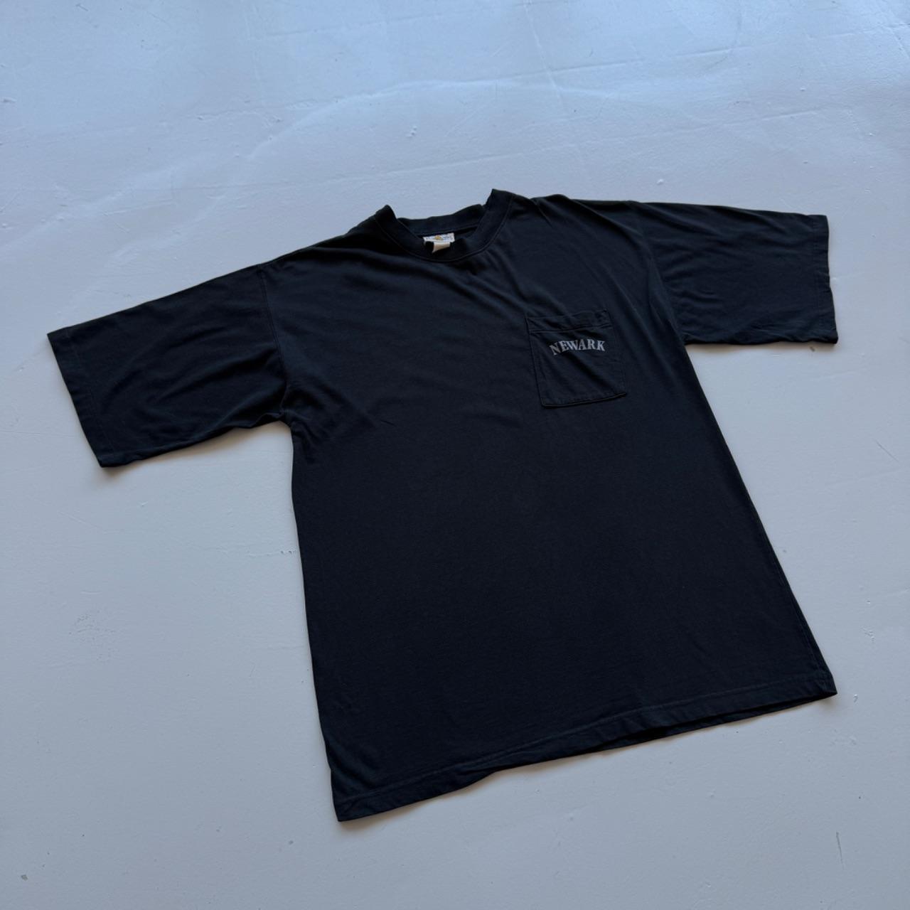 Black Newark 90s Vintage Graphic T-Shirt - XL