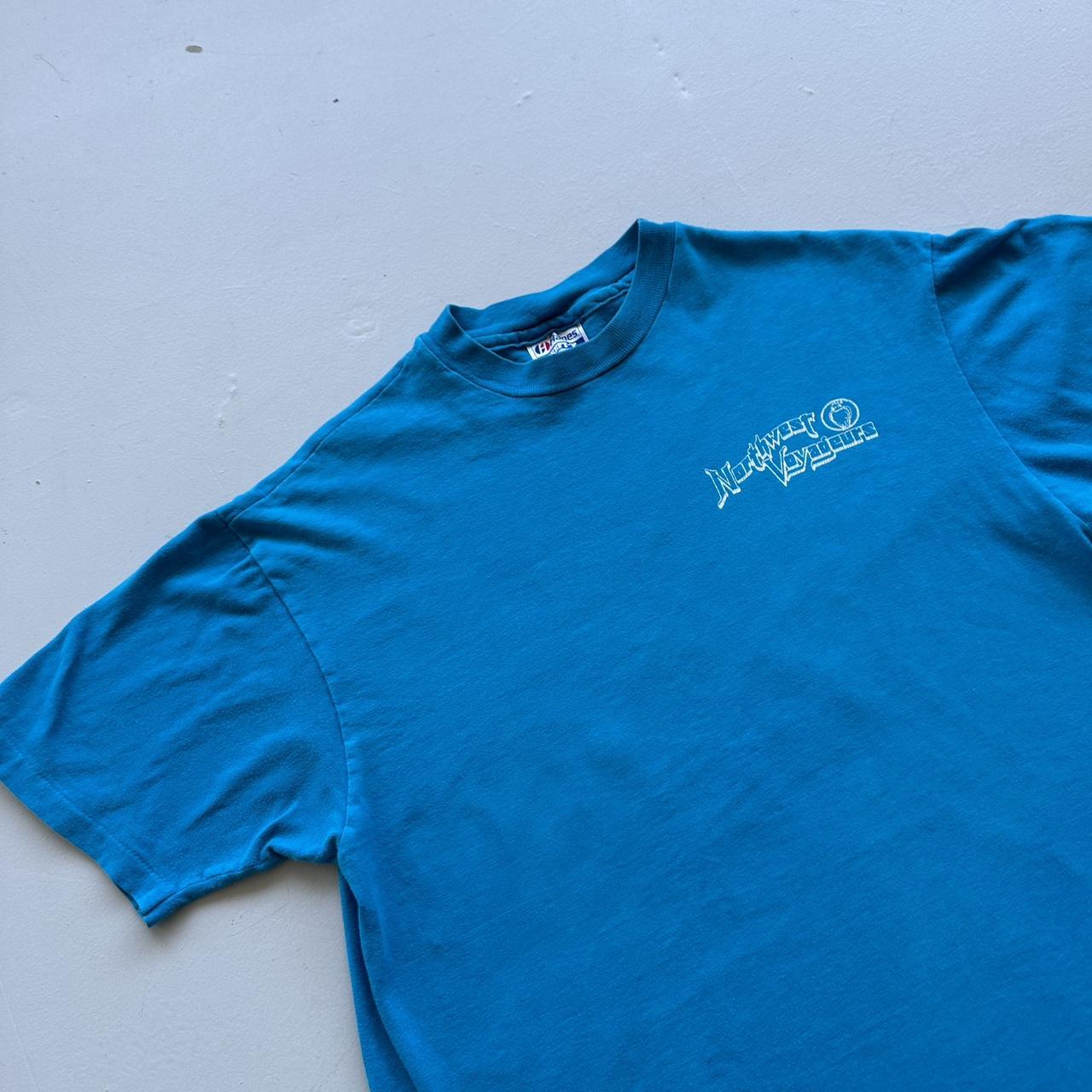 Northwest Voyager Blue 90s Vintage T-shirt - Small