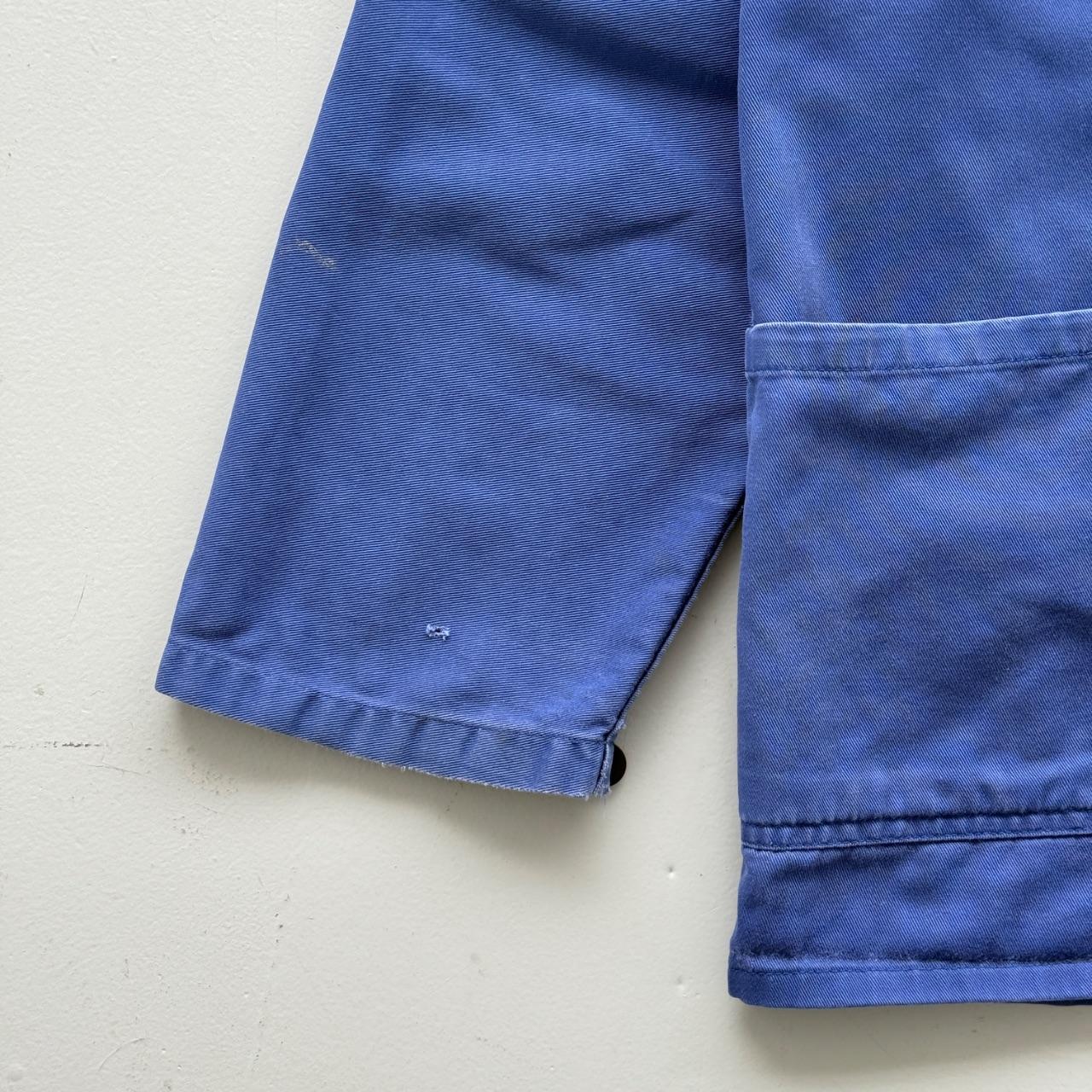 Blue French Workwear 80’s Vintage Chore Jacket - Medium