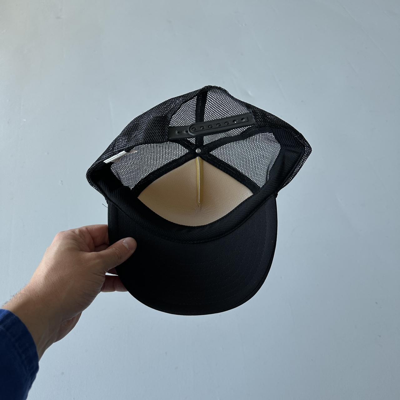Black White Ford Tractor Vintage Foam & Mesh SnapBack Trucker Cap