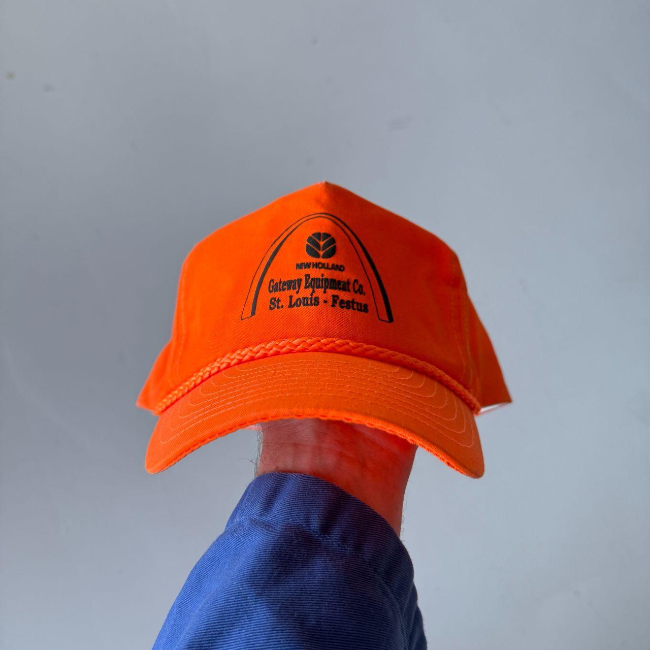 Orange GATEWAY Equipment Co Vintage SnapBack Trucker Cap