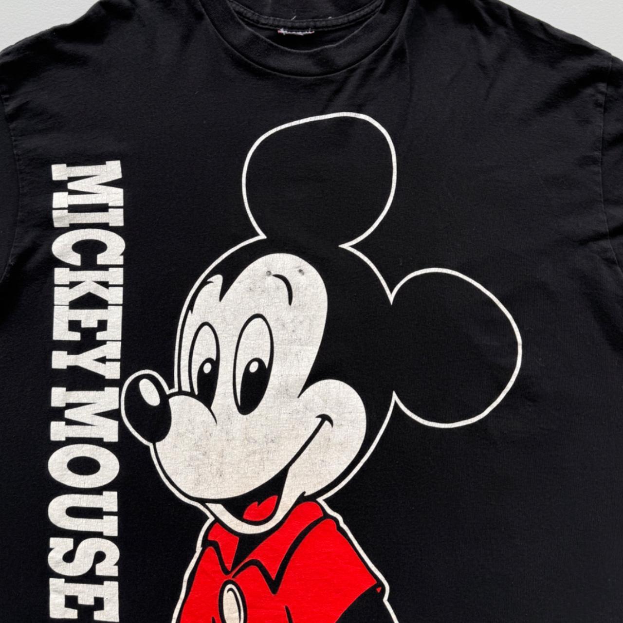 Black Micky Mouse 00s Vintage Disney T-shirt - XXL
