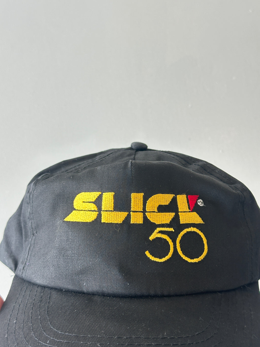 Black Slick 50 90's Vintage SnapBack Trucker Cap