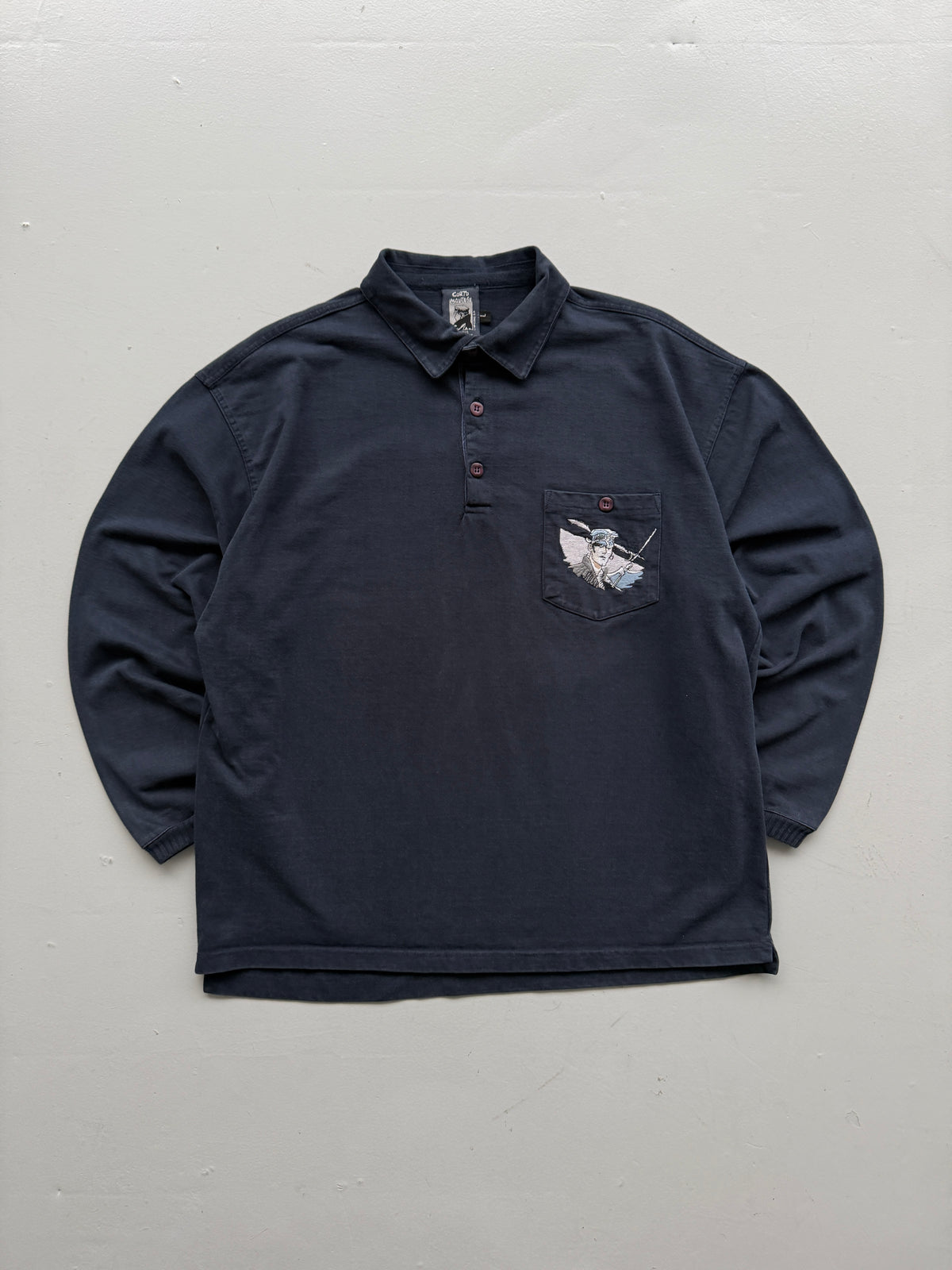 Corto Maltese Studio Aventures 90s Vintage Rugby Polo