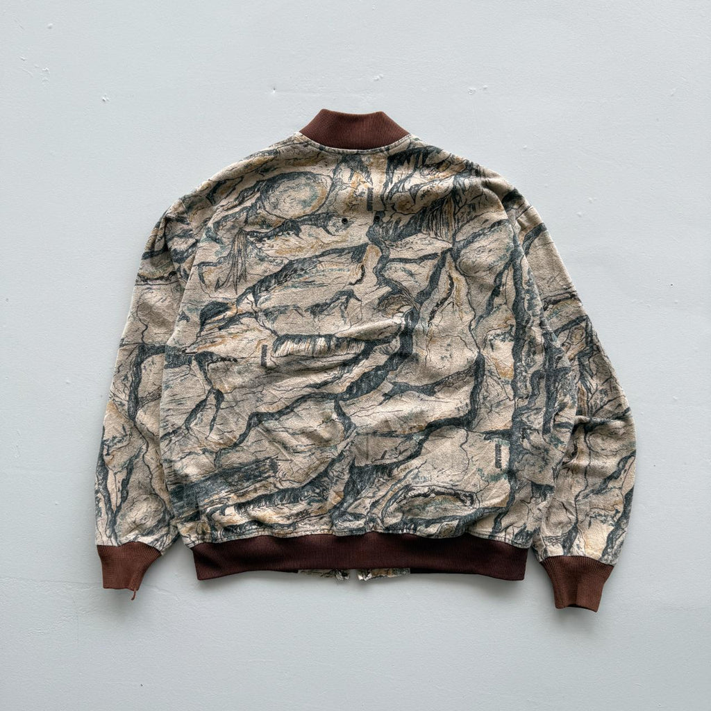 Real Tree Camo 90s Light Weight Bomber Jacket - XL