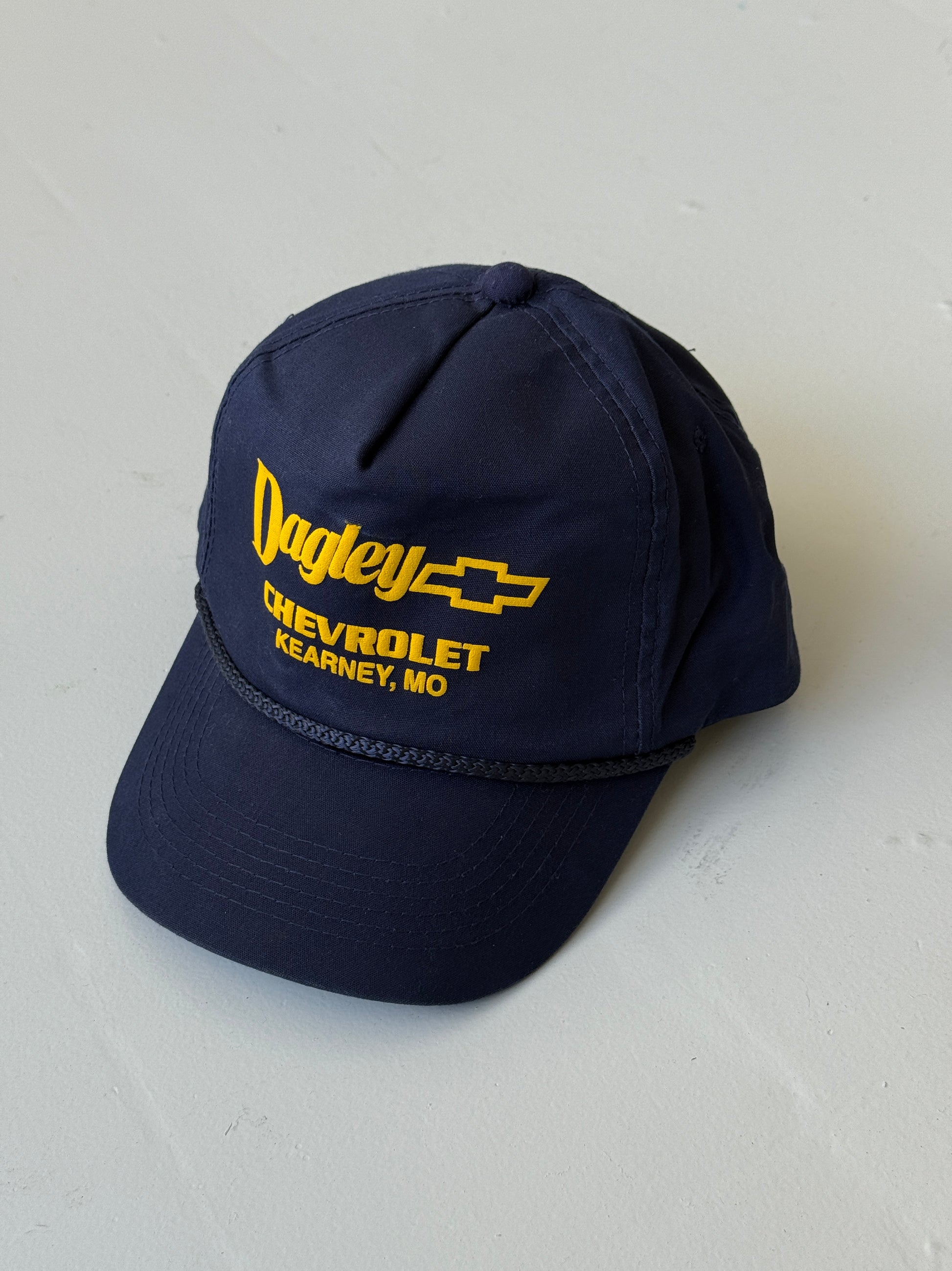 Navy Blue Dagley Chevrolet Vintage Cotton SnapBack Trucker Cap