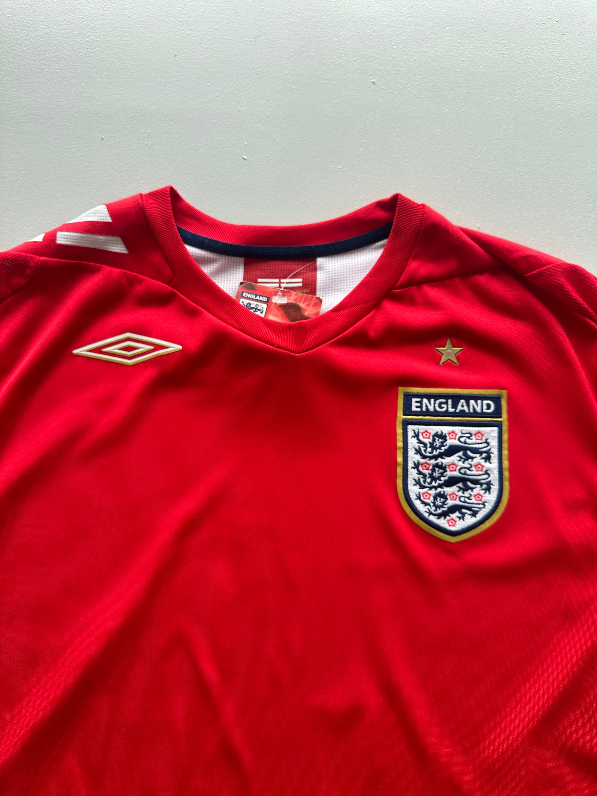 Umbro England Away 2006 Vintage Football Shirt Dead Stock - XL