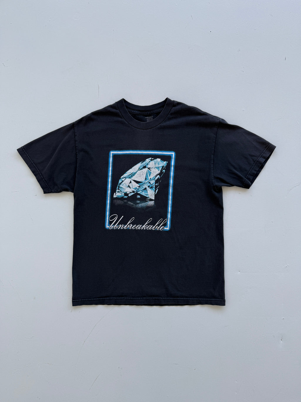 Black Unbreakable 00's Vintage Graphic Skate T-Shirt - Medium