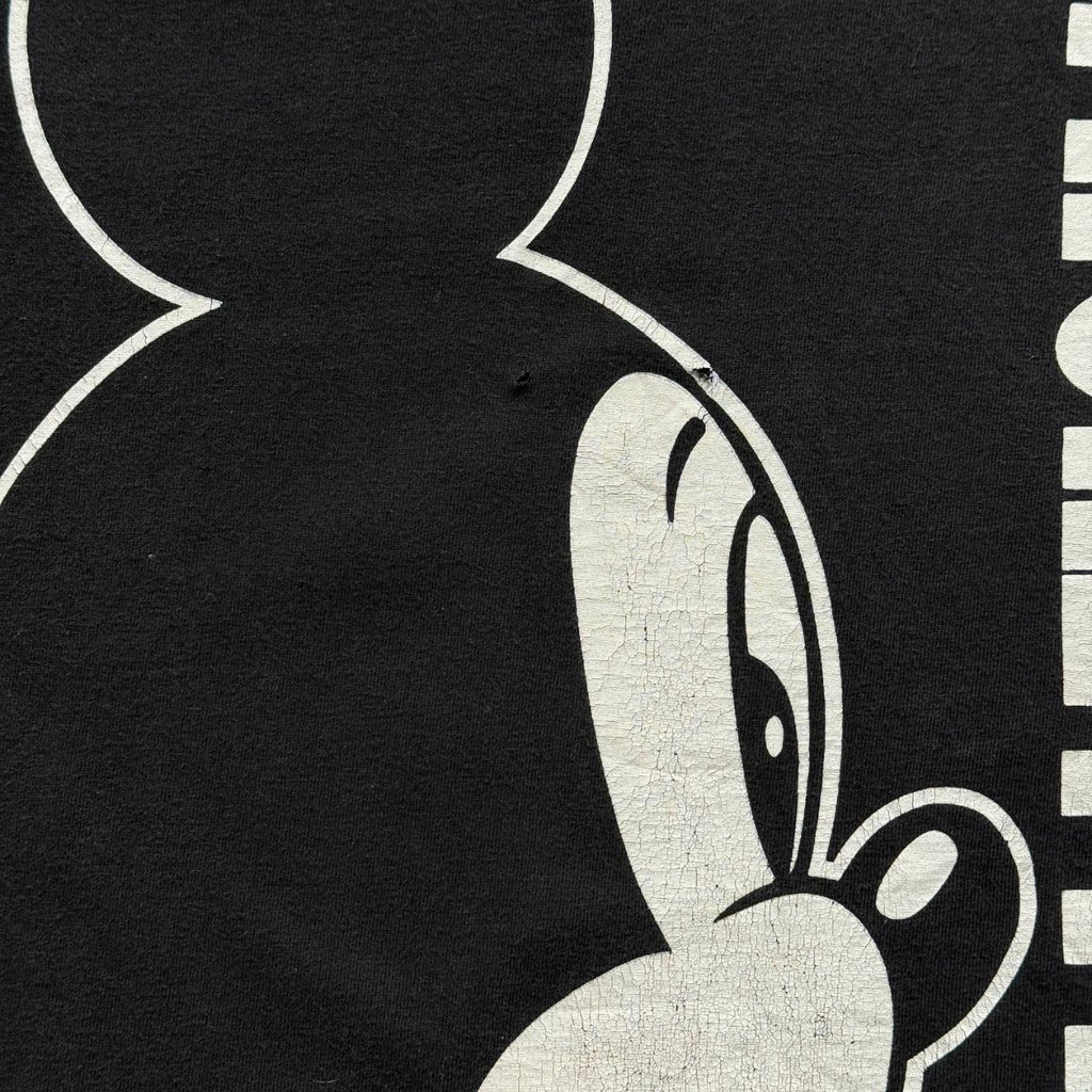 Black Micky Mouse 00s Vintage Disney T-shirt - XXL