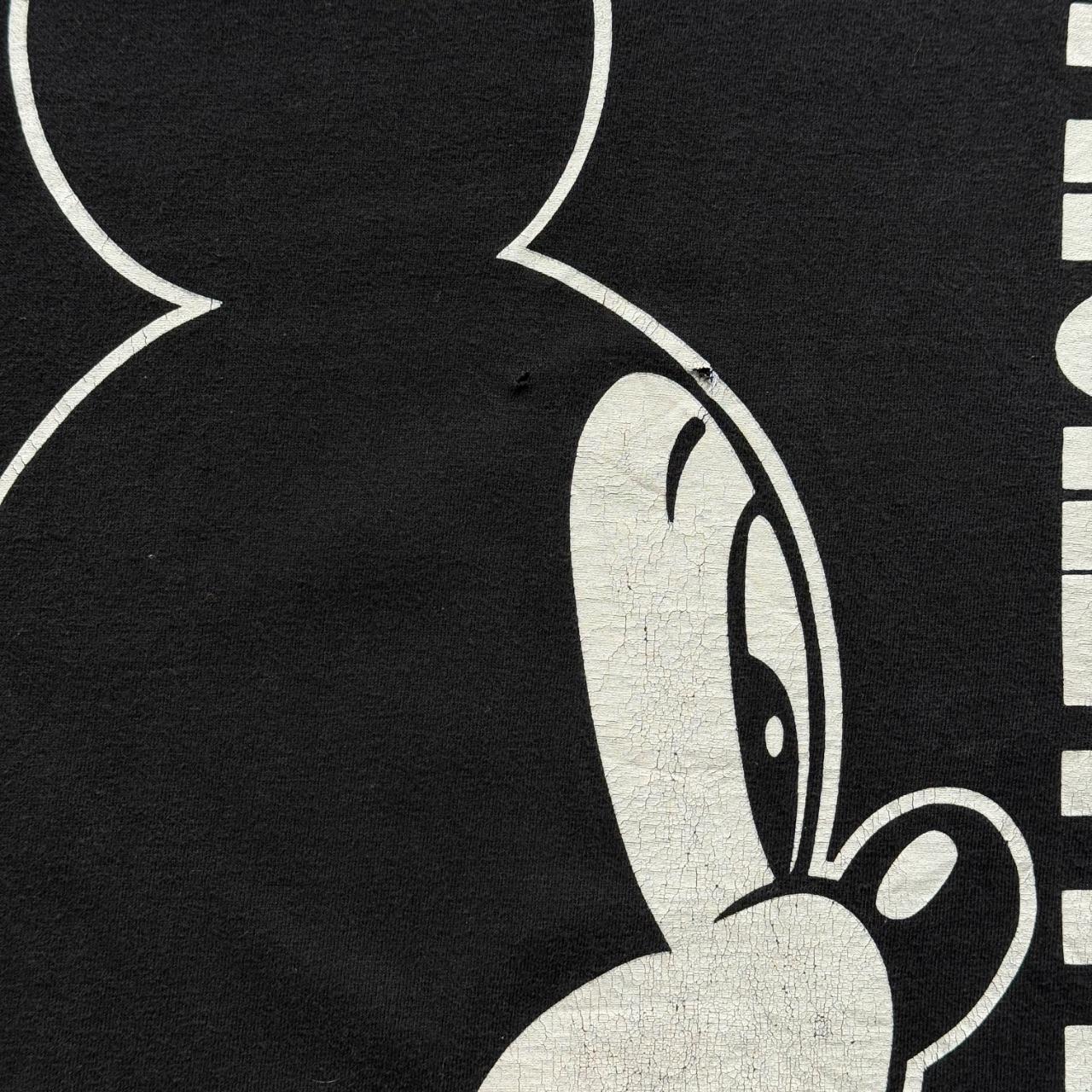 Black Micky Mouse 00s Vintage Disney T-shirt - XXL