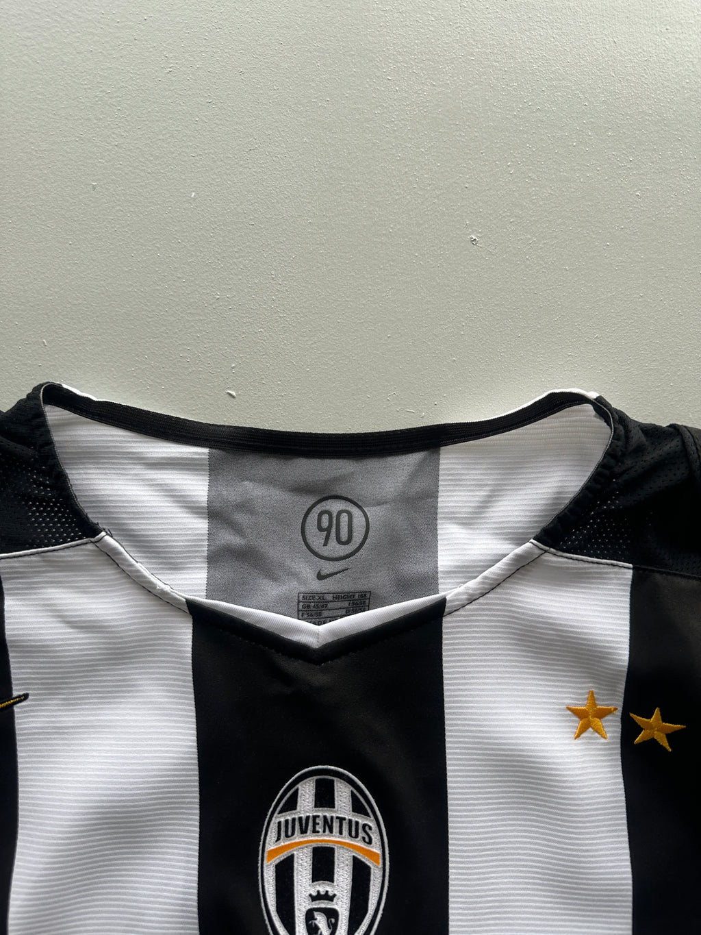Nike Juventus Sky Sport 2004 Vintage Home Football Shirt - XL