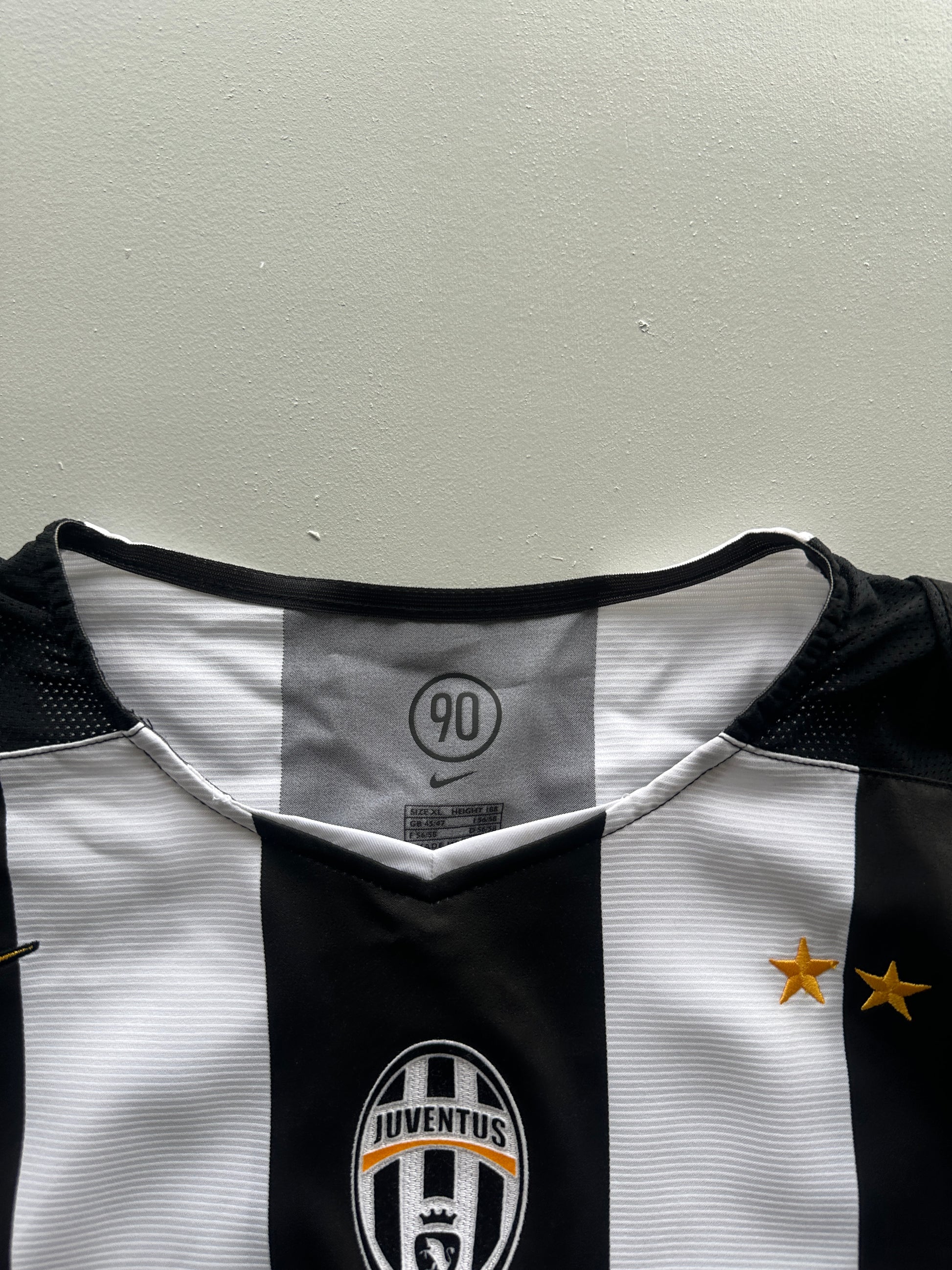 Nike Juventus Sky Sport 2004 Vintage Home Football Shirt - XL