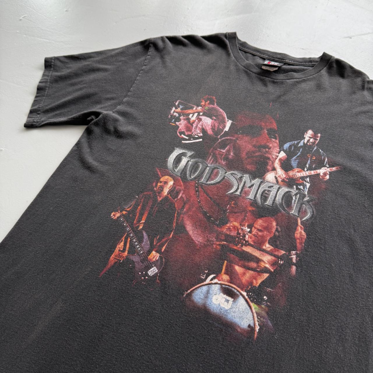 Black Godsmack 90s Vintage Graphic Band T-Shirt - XL