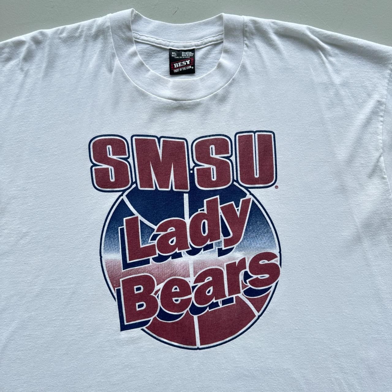 White Lady Bear Vintage 90's T-shirt - XL