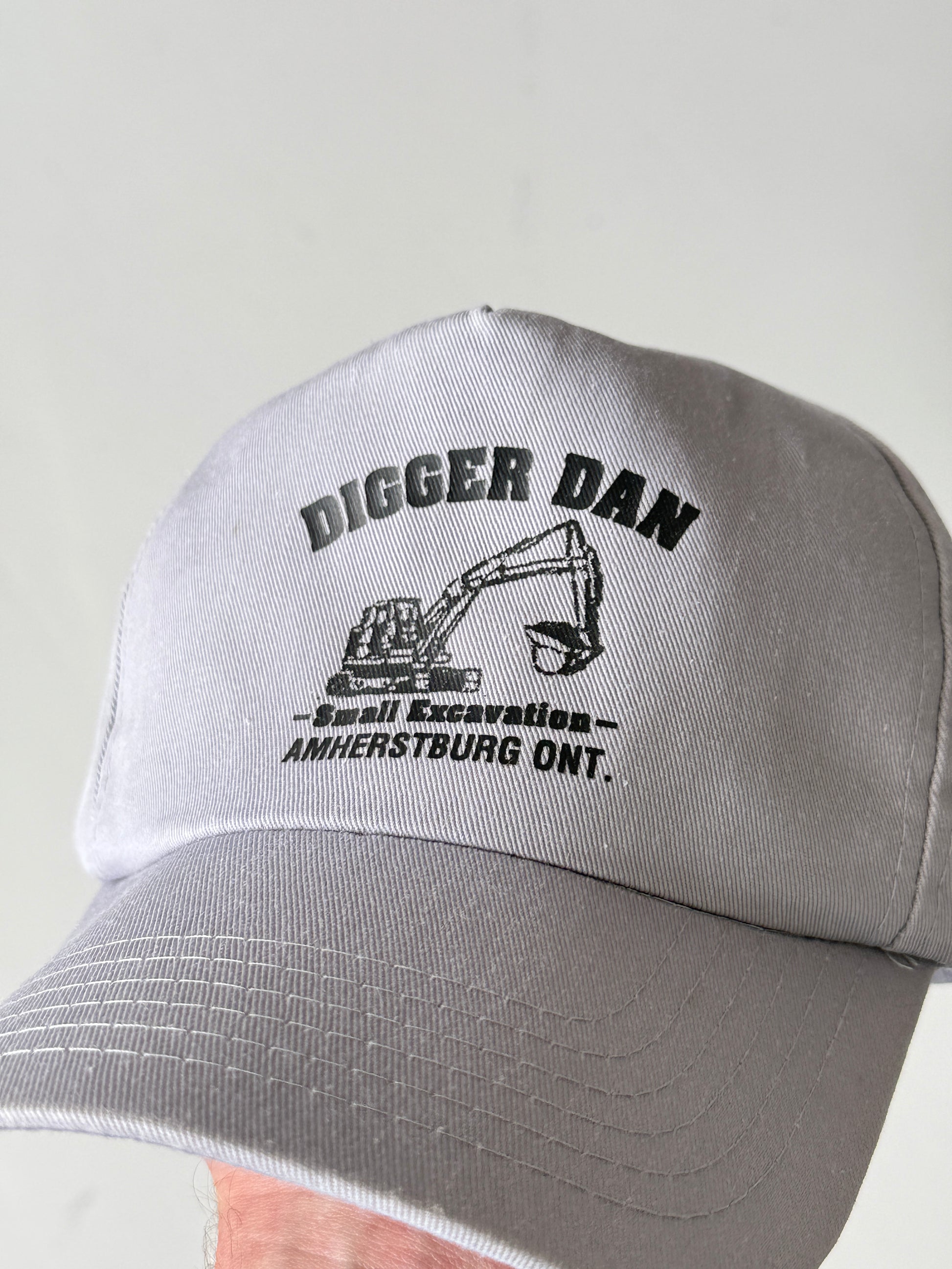 Grey Digger Dan Vintage Cotton SnapBack Trucker Cap