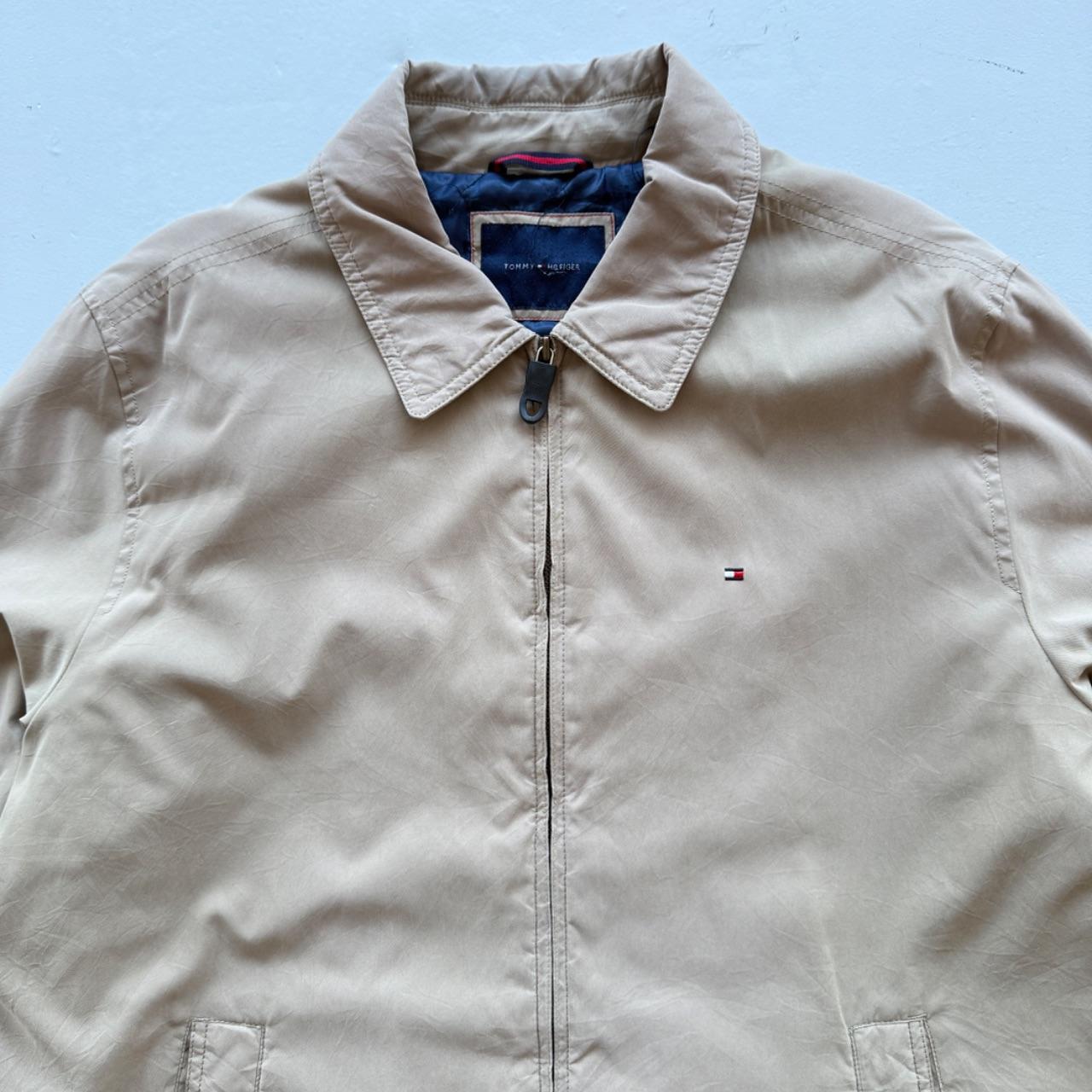 Cream Tommy Hilfiger 00’s Vintage Denim Duffel Coat - XL