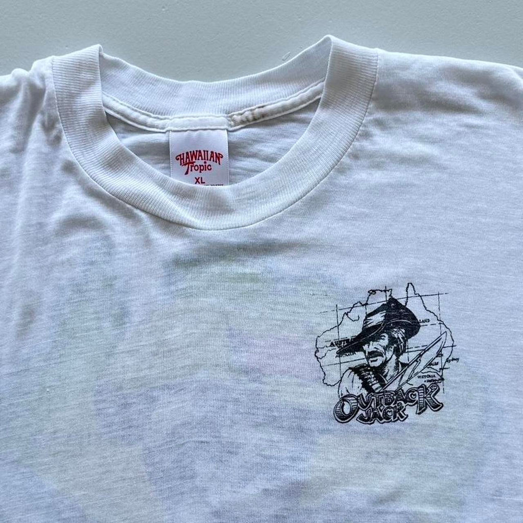 White Outback Jak Vintage 80’s T-shirt - Large