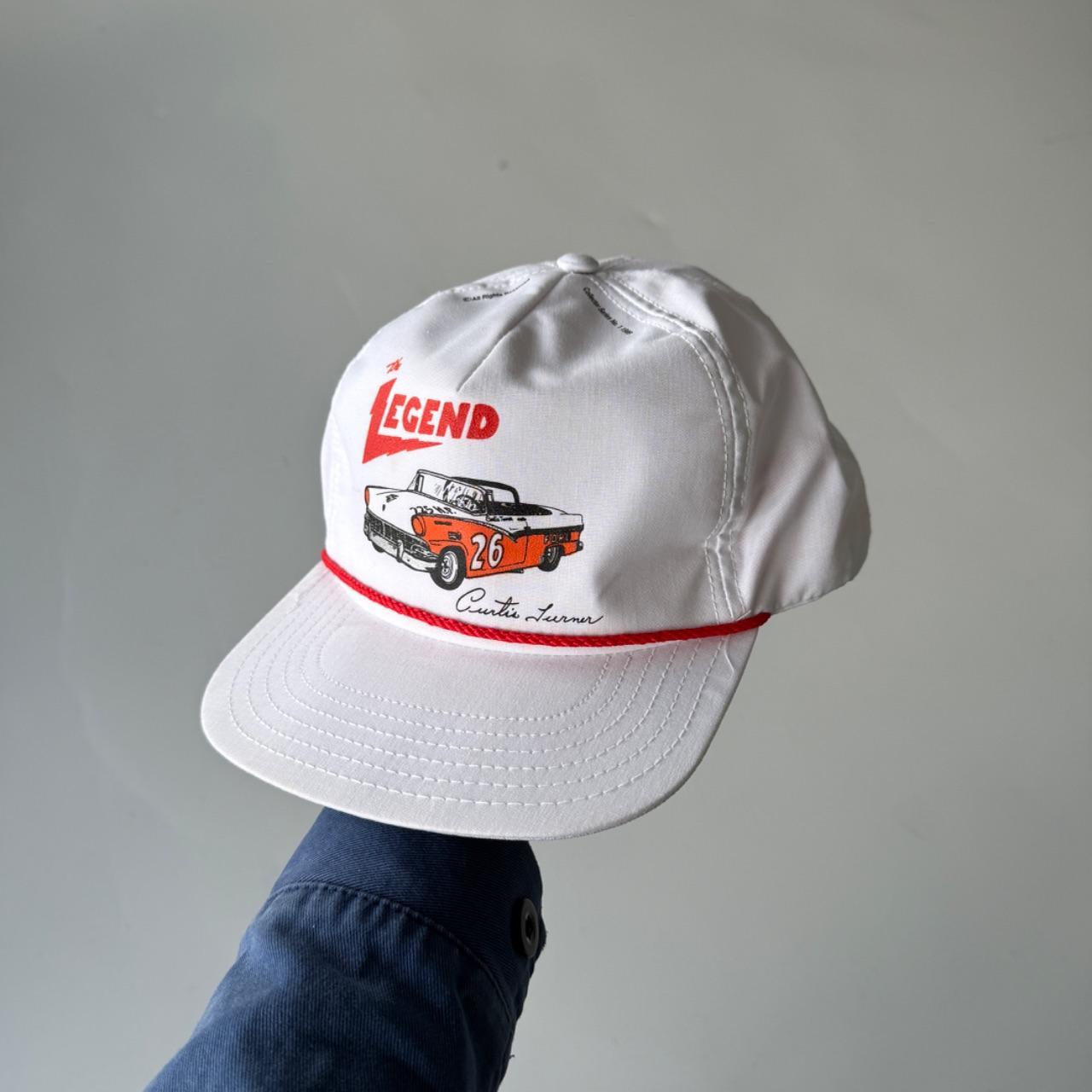 White The Legend Vintage SnapBack Trucker Cap