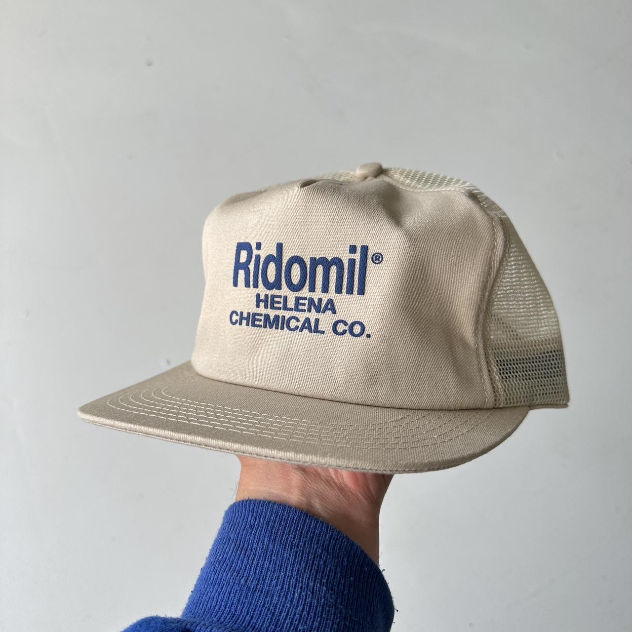 Cream Ridomil Trucker SnapBack Cap