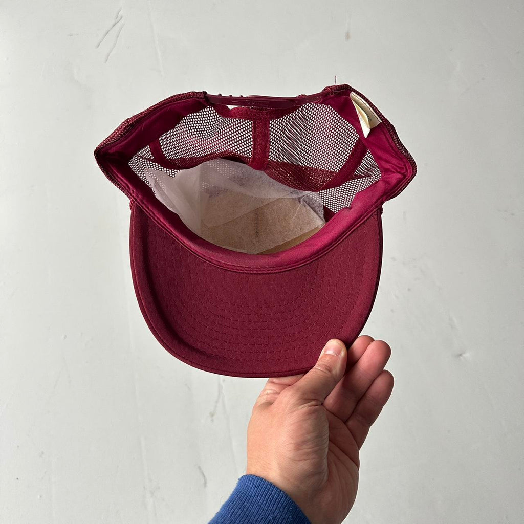 Burgundy Martinelli Racing Vintage Foam & Mesh SnapBack Trucker Cap