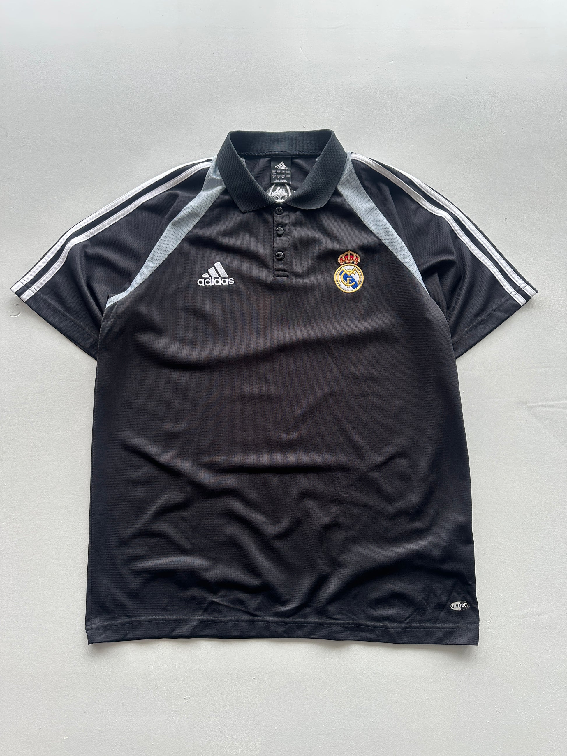 Adidas Real Madrid 2004 Vintage Football Polo Shirt - Medium