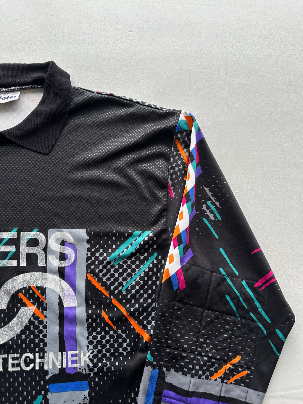 Lotto Somers Installatietechniek 90's Vintage Goalkeeper Football Shirt - Large