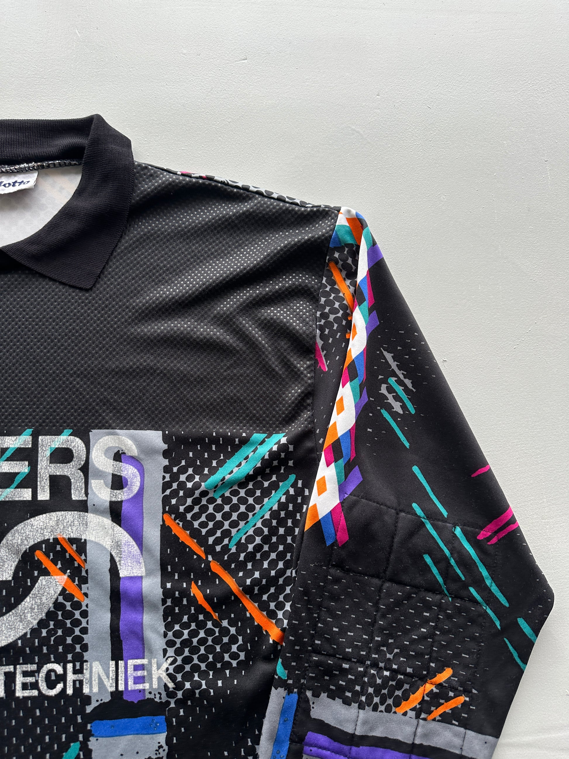 Lotto Somers Installatietechniek 90's Vintage Goalkeeper Football Shirt - Large