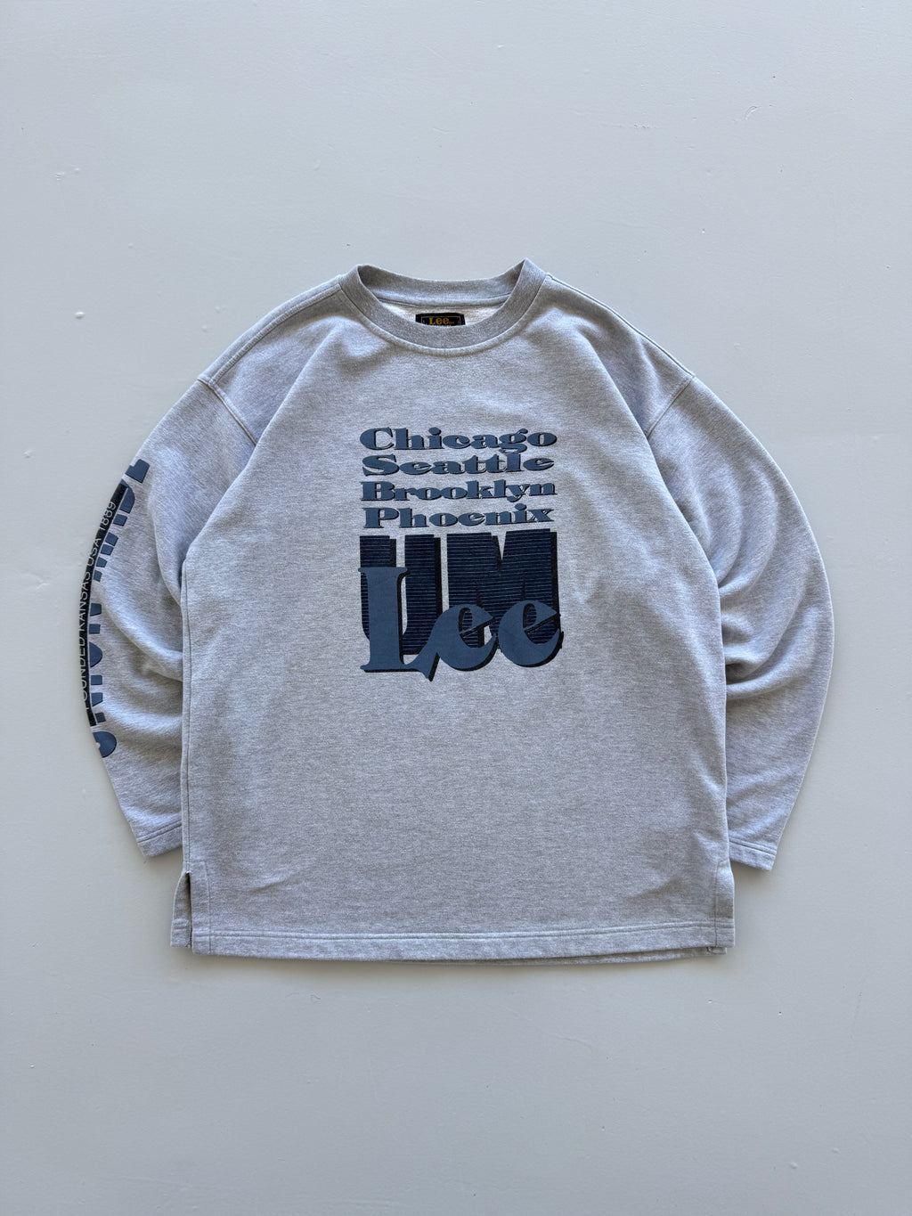 Grey Lee 90's Vintage Union Made Graphic Sweatshirt Jumper - XL