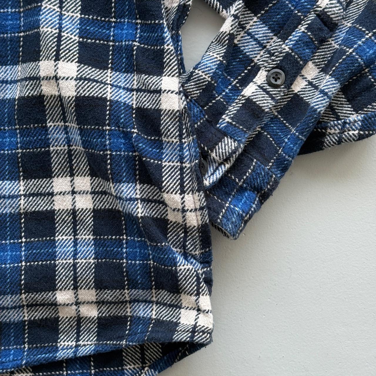 Blue Orvis 90’s Vintage Flannel Long Sleeve Shirt - XXL