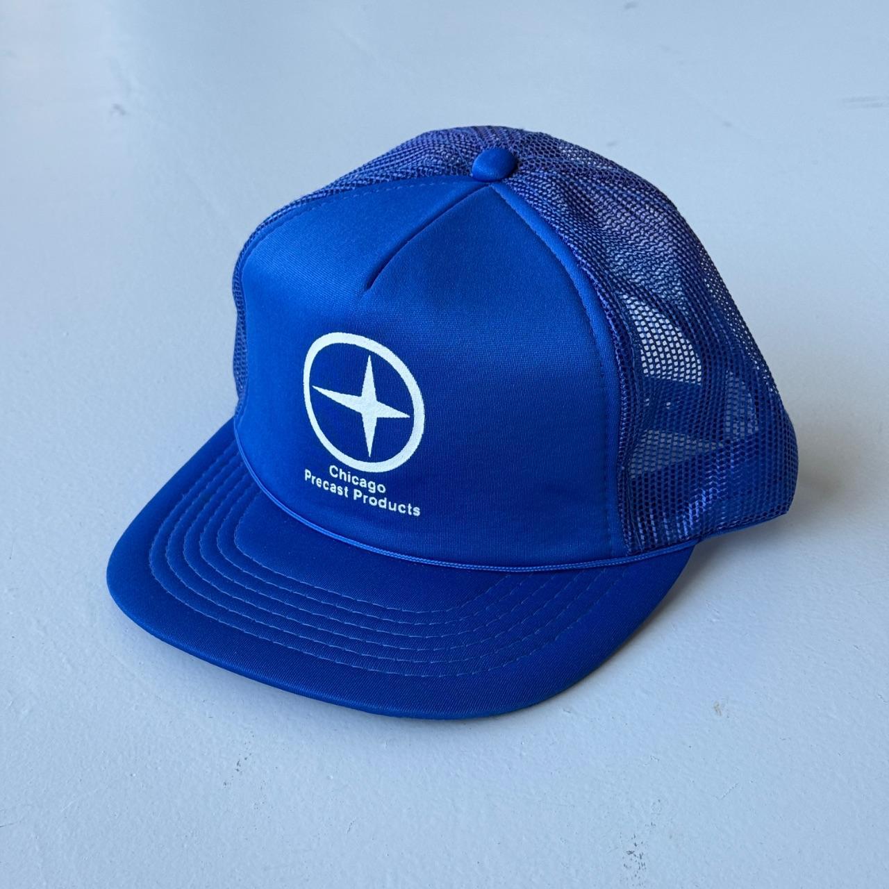 Blue Chicago Precast Production Vintage Foam and Mesh SnapBack Trucker Cap