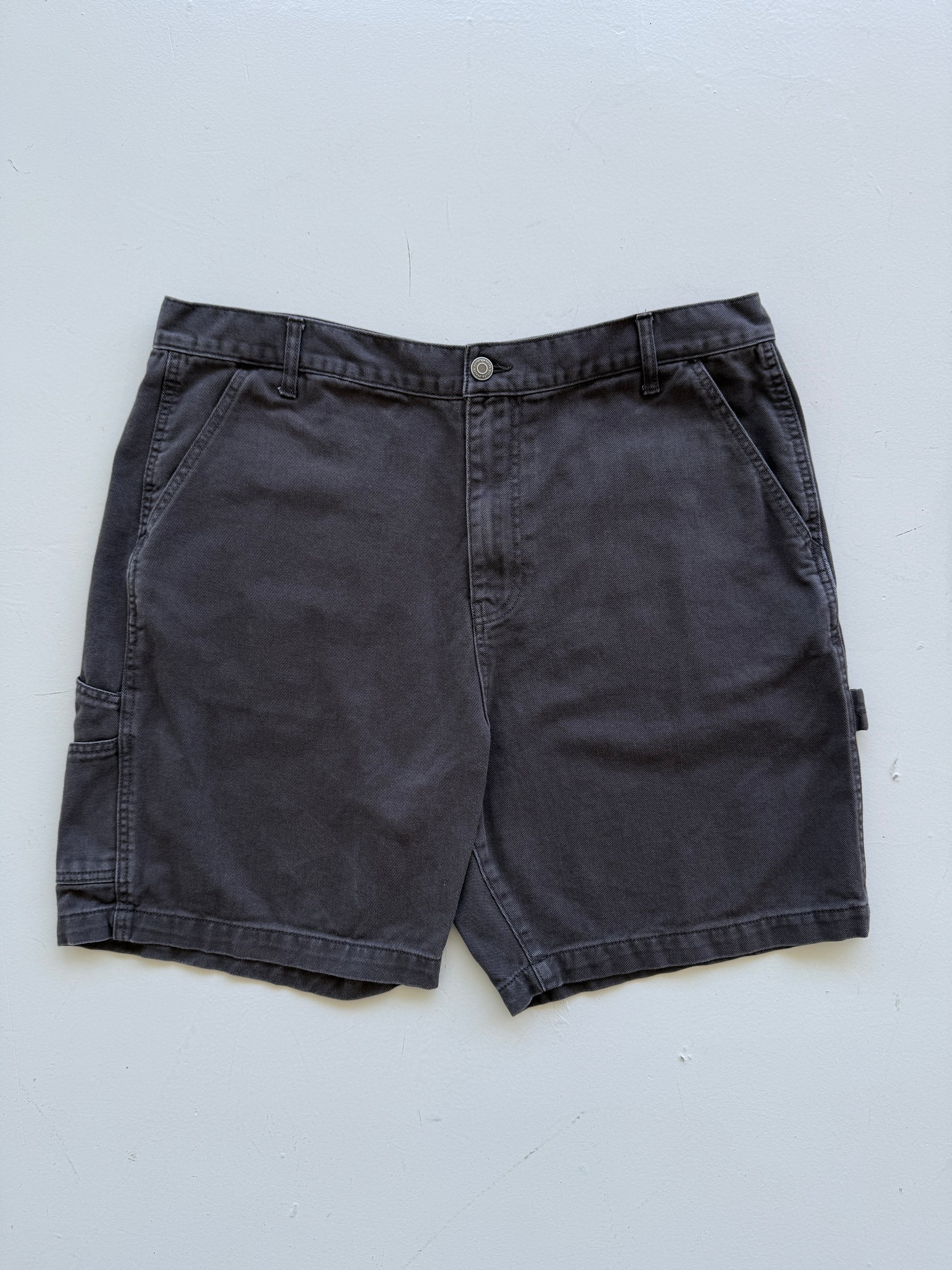 Black RSQ 90's Vintage Baggy Carpenter Denim Shorts - W38 x L7