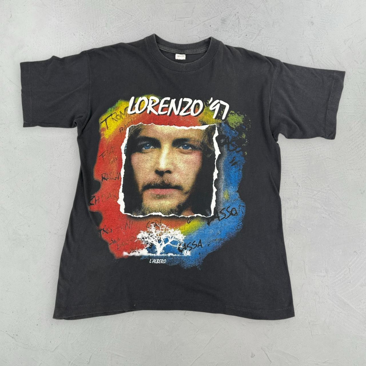 Lorenzo 1997 Black Vintage 90s Band T-shirt - Medium