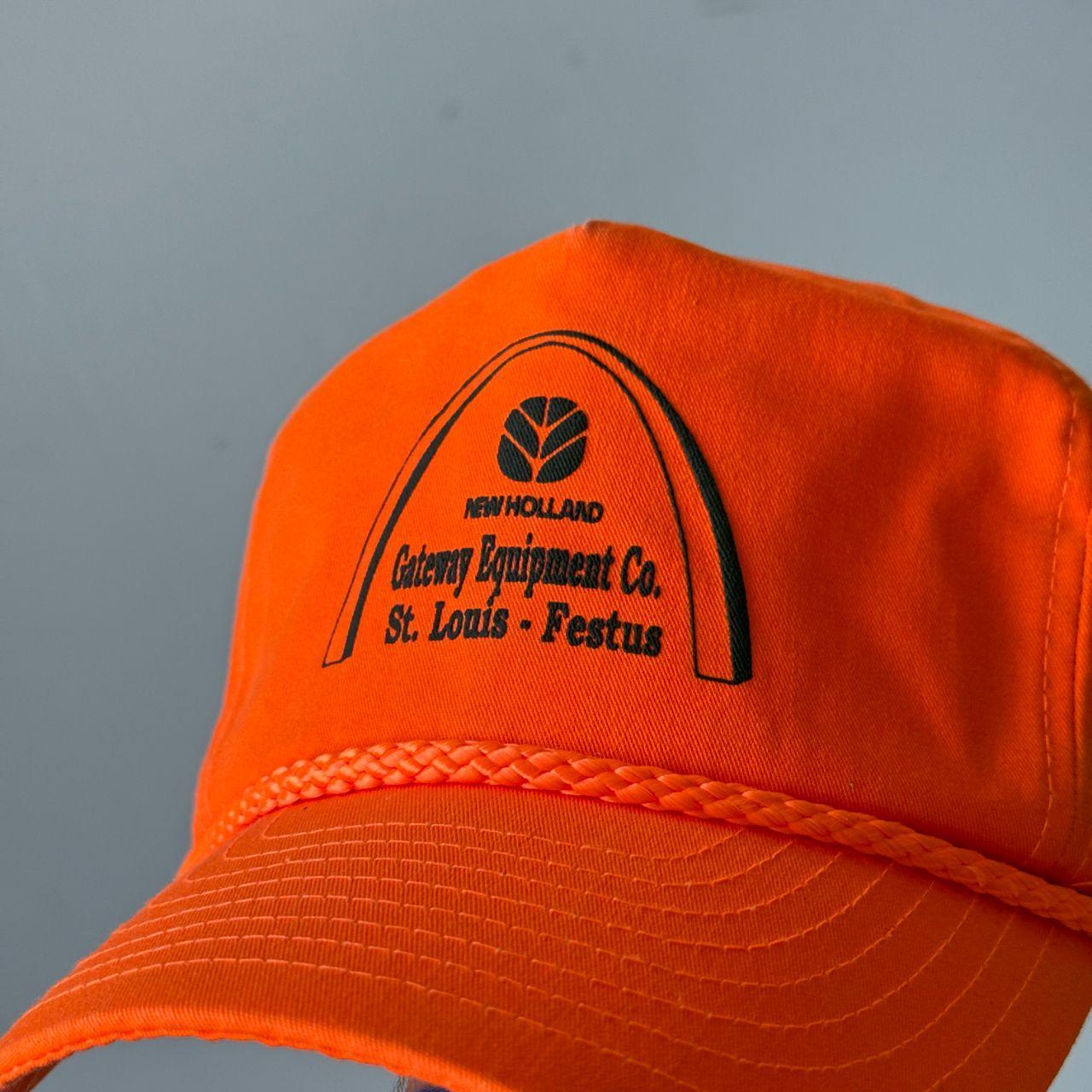 Orange GATEWAY Equipment Co Vintage SnapBack Trucker Cap