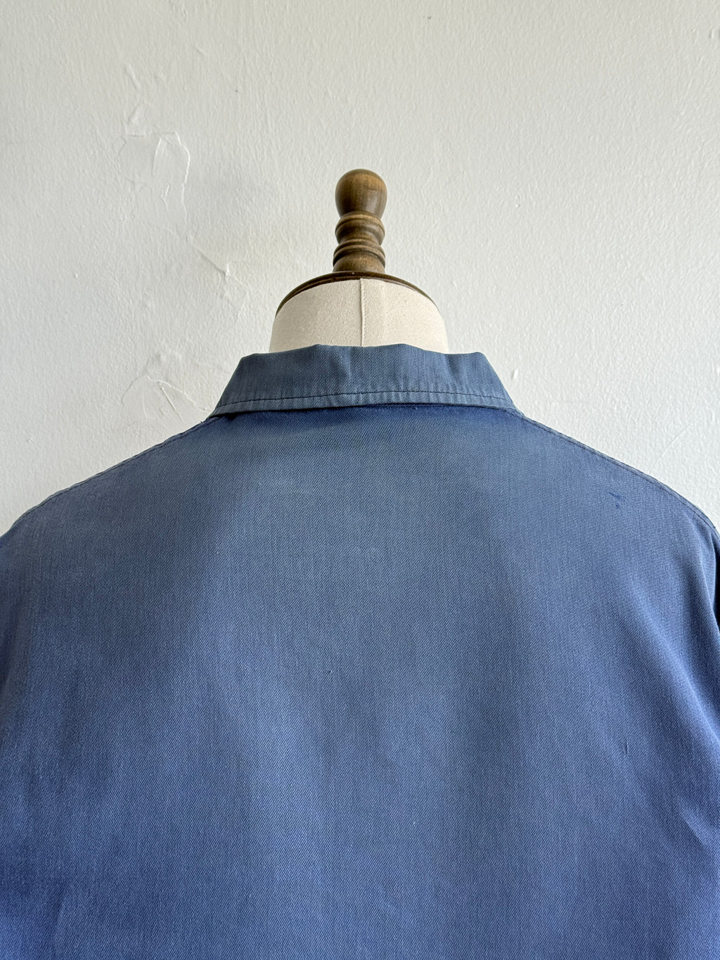 Faded Blue French 1950s/60s Vintage Workwear Chore Jacket CH479 - XL