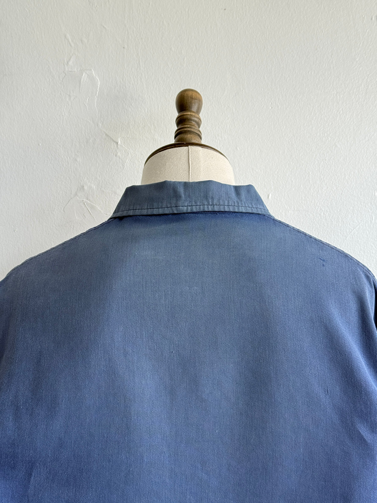 Faded Blue French 1950s/60s Vintage Workwear Chore Jacket CH479 - XL