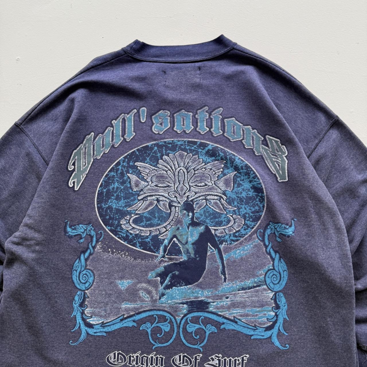 Blue Origin of Surf 90’s Vintage Surfer Graphic Sweatshirt - XL
