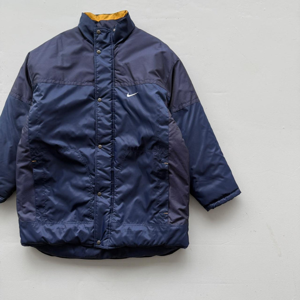Navy Nike 90's Heavy Duty Quilted Jacket - XL