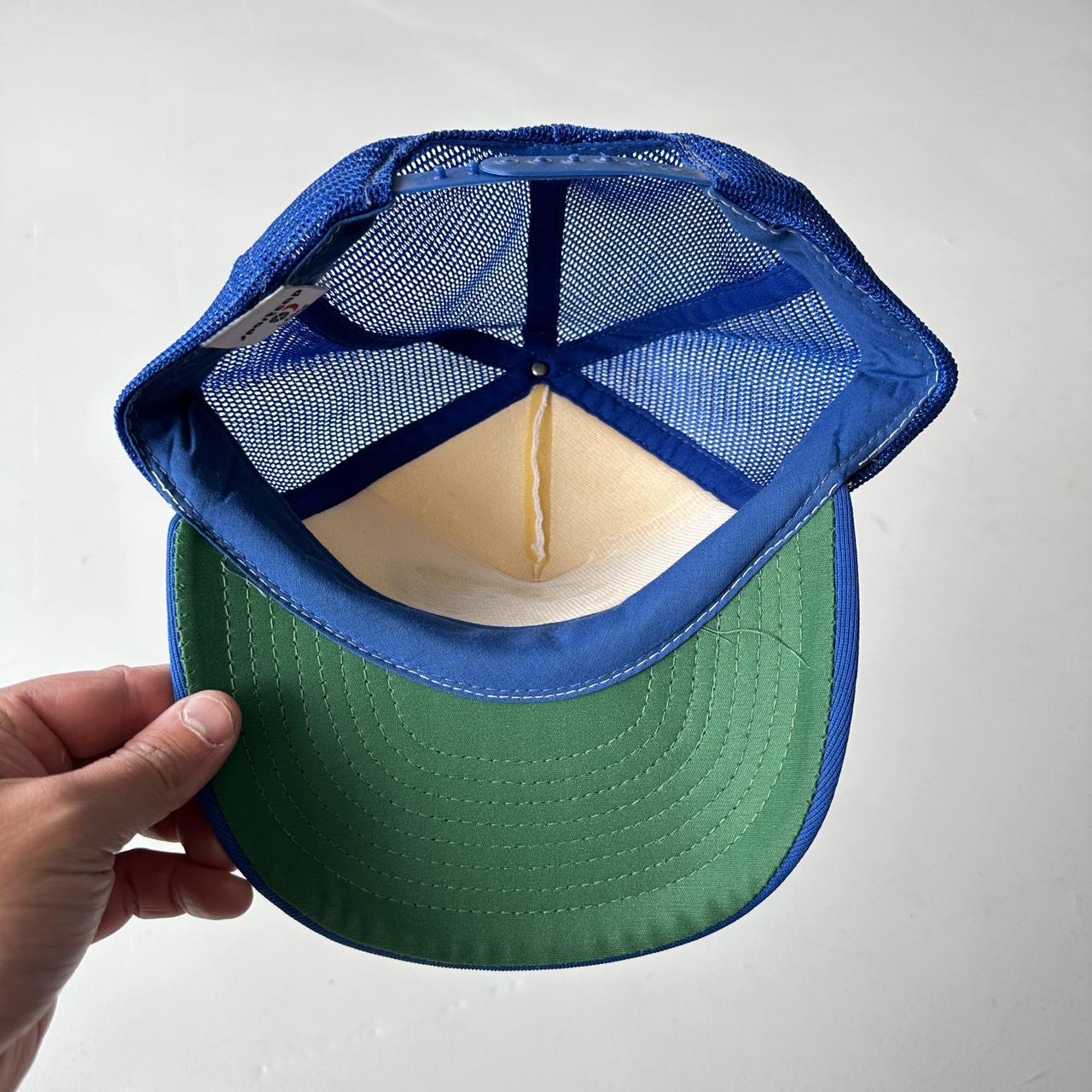 Blue / White Aquaglass Mesh and Foam Trucker SnapBack Cap