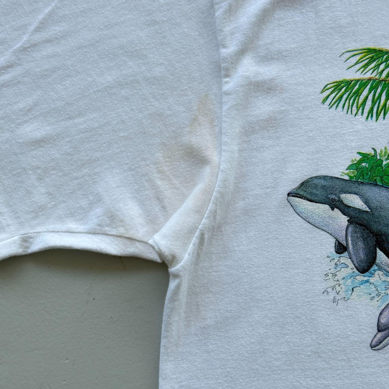 White Earth Day 90s Vintage Graphic T-Shirt - 2XL