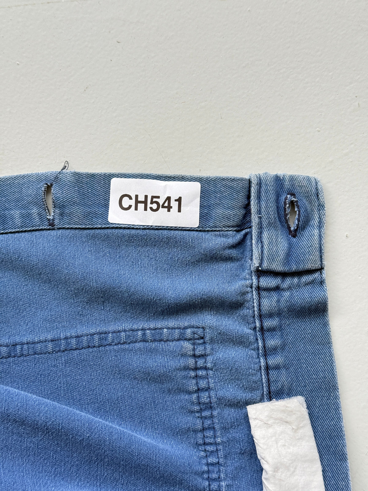 Thrashed Blue French 1960's Vintage Workwear Chore Jacket CH541 - Small