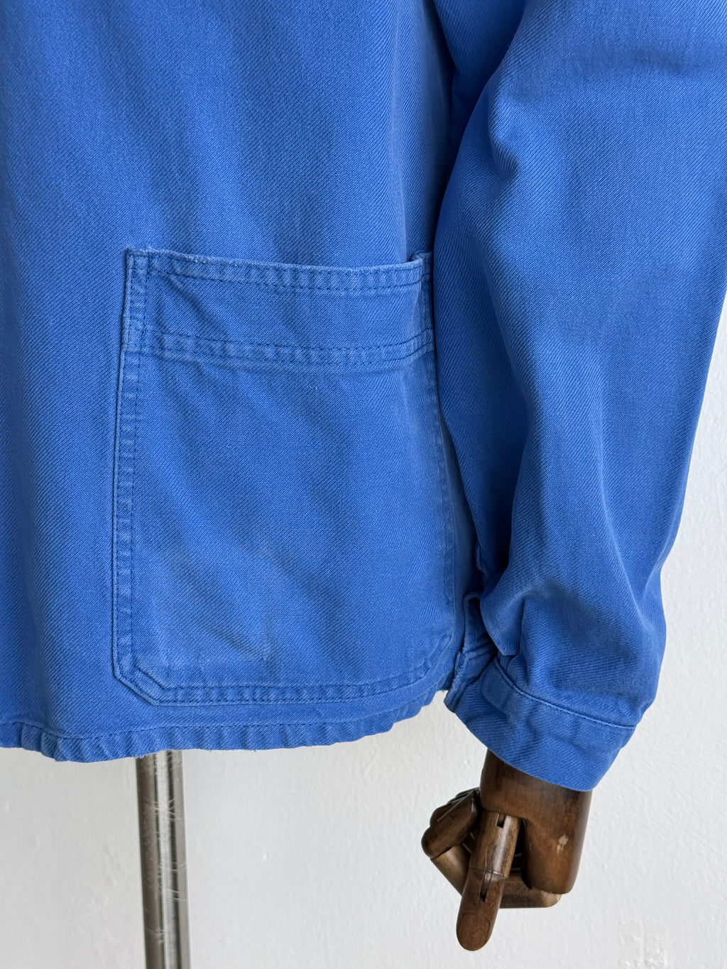 Blue French 1960s Vintage Workwear Chore Jacket CH507 - Medium