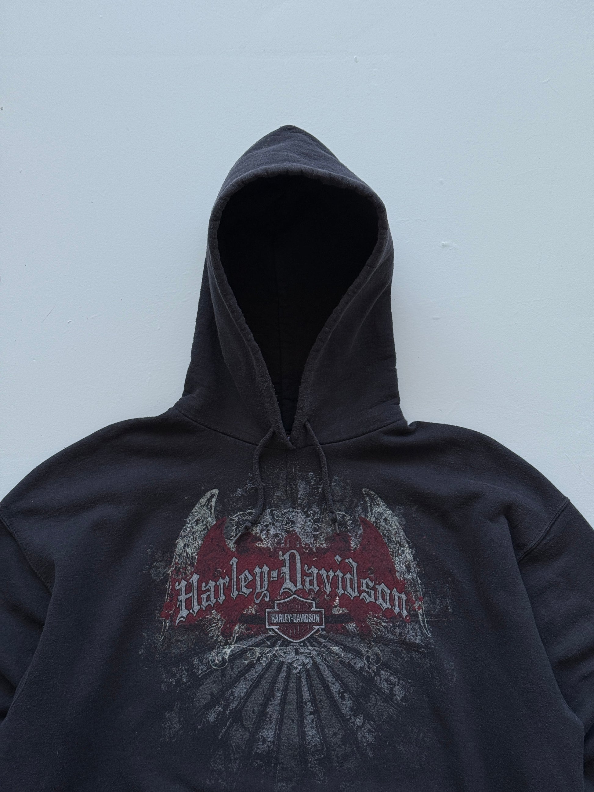 Harley-Davidson Bordeaux France Y2K Vintage Hoodie - XL