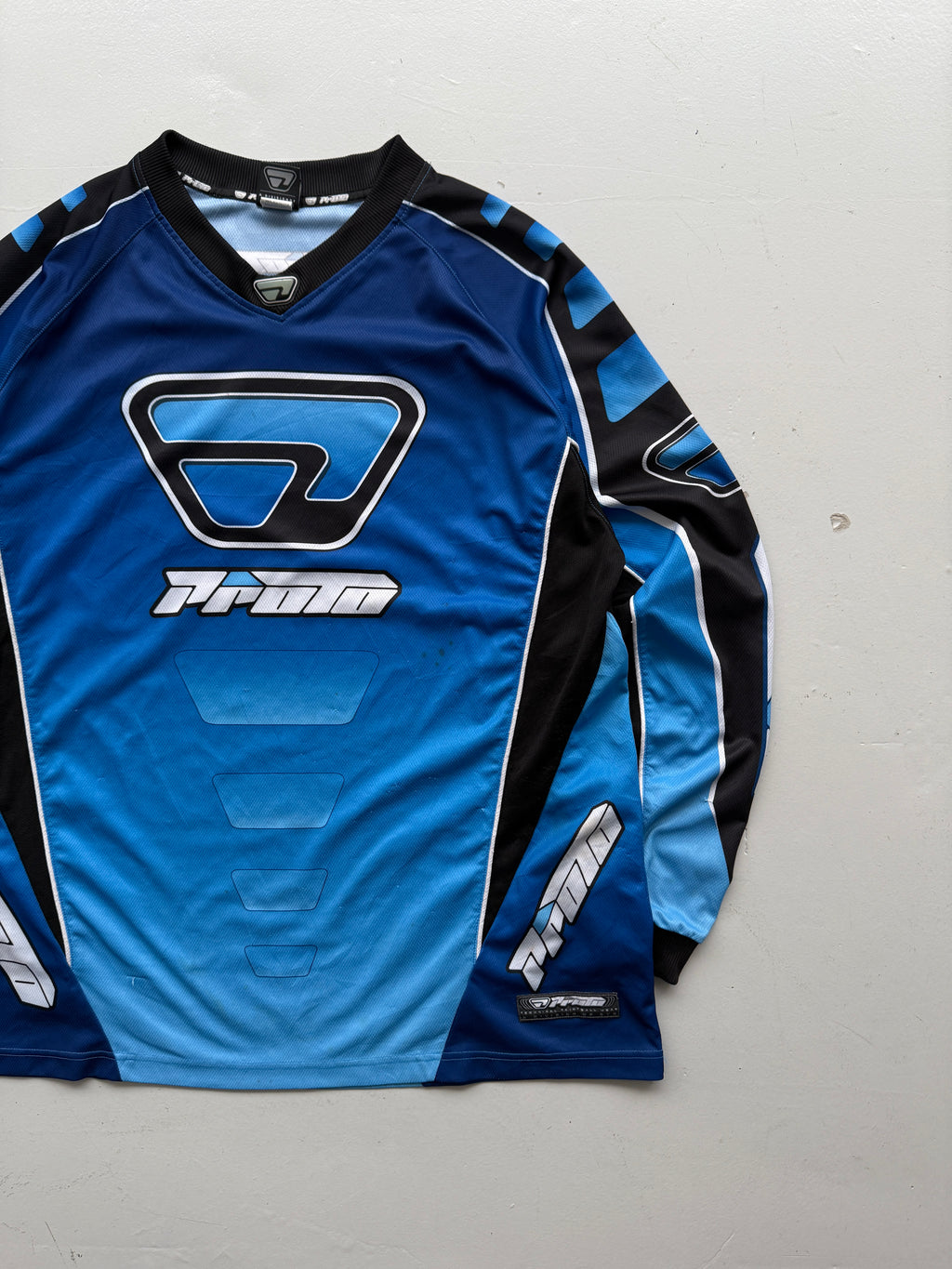 Proto Blue Vintage Paintball Jersey T-Shirt 90's - 2XL