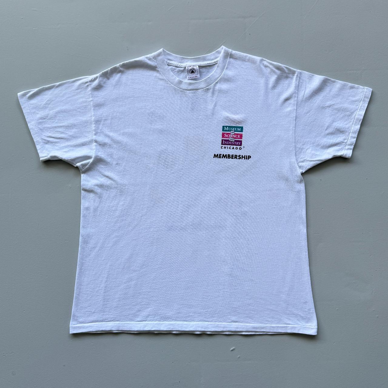 White Museum of Science and Industry Chicago Vintage 90s Tour T-shirt - XL