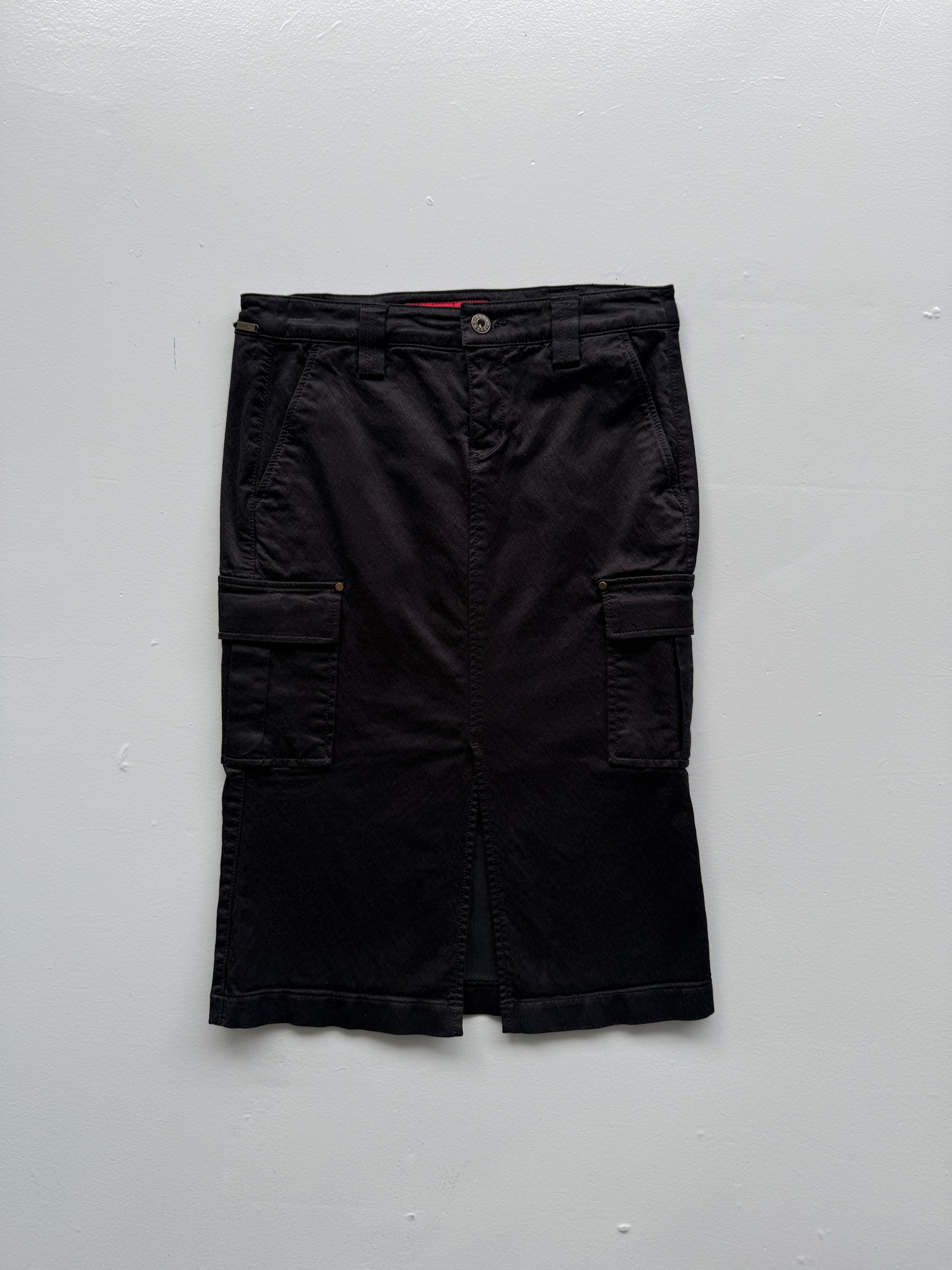 Black Guess Jeans 00's Vintage Y2K Mini Skirt - XS