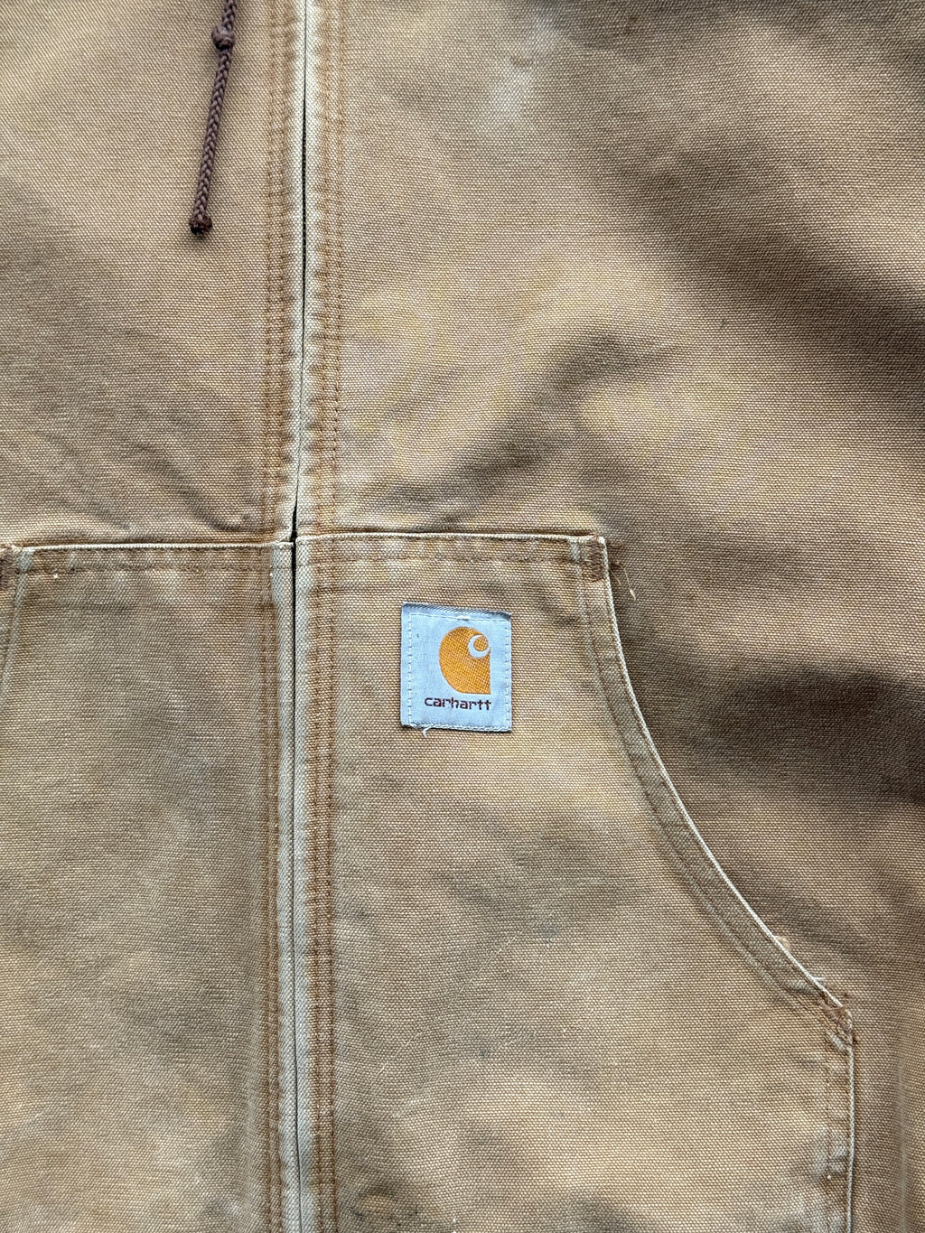 Tan Carhartt 90's Vintage Canvas Active Jacket - 3XL