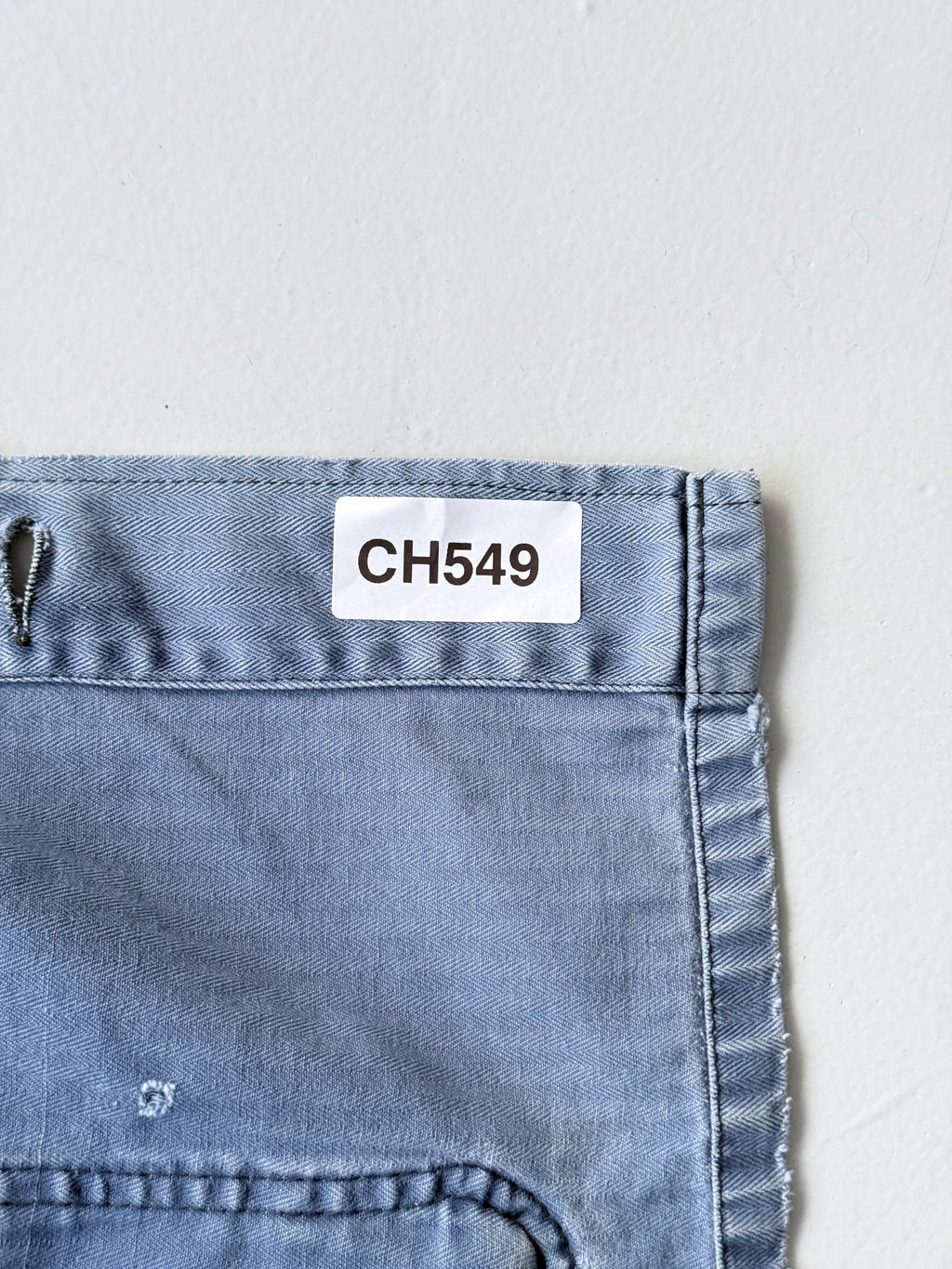 Faded Blue Pionier Vintage Workwear Chore Jacket CH549 - Medium